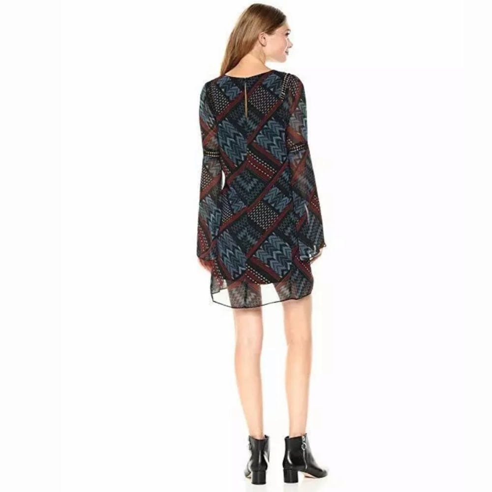 Bcbgeneration Size S Geometric Pattern Shift Mini… - image 4